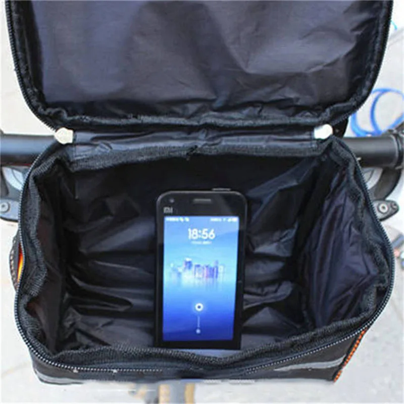 Clearance Multi-function Bike Front Tube Bag Waterproof Bicycle Handlebar Basket Pack Cycling Front Frame Pannier Bicycle Accessories 5