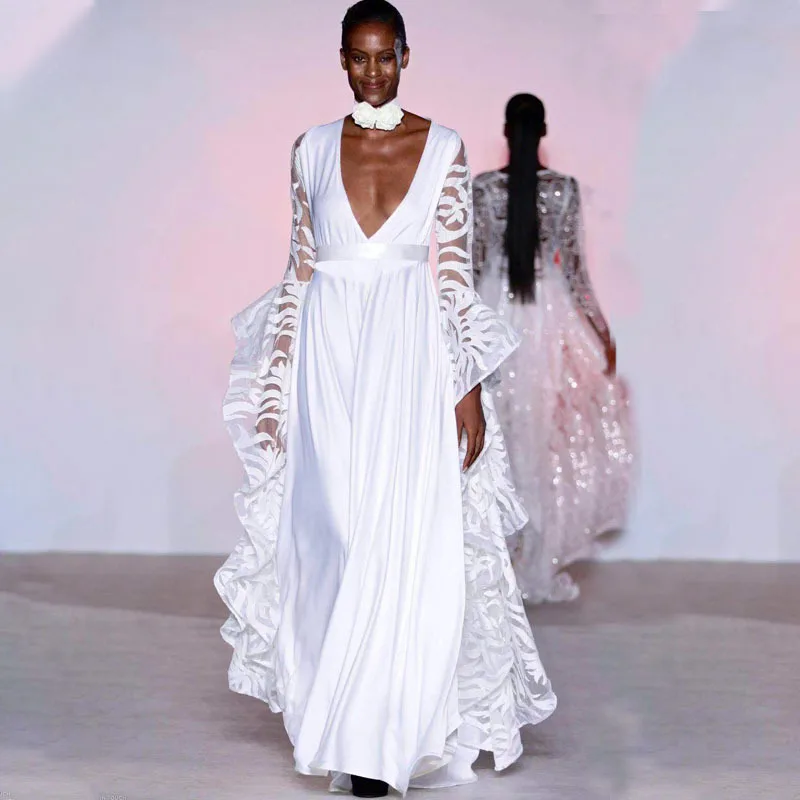 

New Australia s popular logo vogue of fund of autumn with female waist sequins embroidery long sleeved dress dress