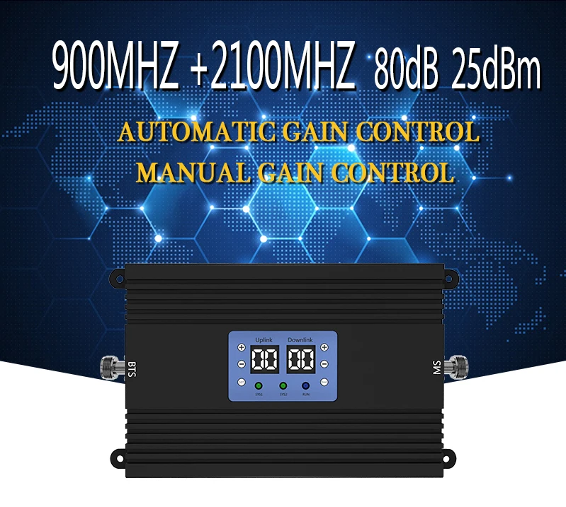 Lintratek 80dB AGC GSM повторитель 900 МГц 3g 2100 усилитель сигнала 900 2100 двухдиапазонный 2G 3g повторитель усилитель мобильного телефона AGC MGC