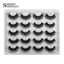 

3/5/10 pairs eyelashes hand made faux 3d mink lashes fluffy dramatic false lashes makeup cilios natural eye lashes maquiagem