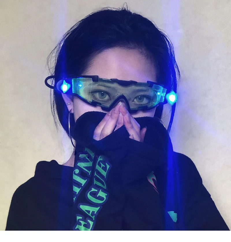 Cosplay&ware Japan Harajuku Anime Glasses Led Super Cool Safety Goggles Cosplay Future Night Vision -Zentai shop online Hd4f97e1e9e9648daa8c5f9dc3767519ep.jpg