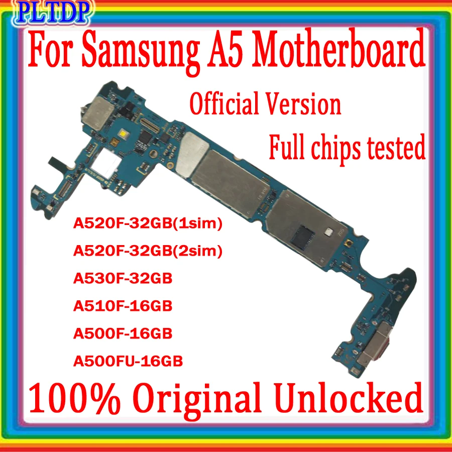 Материнская плата для Samsung A510F/A520F/A530F/A500F/A500FU разблокированная | Мобильные