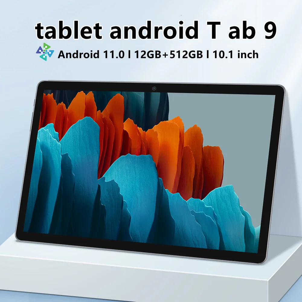 tablet 10 inch pc Tab 9 android 12GB RAM+512GB ROM WITH PEN PAD Android 11.0 calling core dual sim | Компьютеры и офис