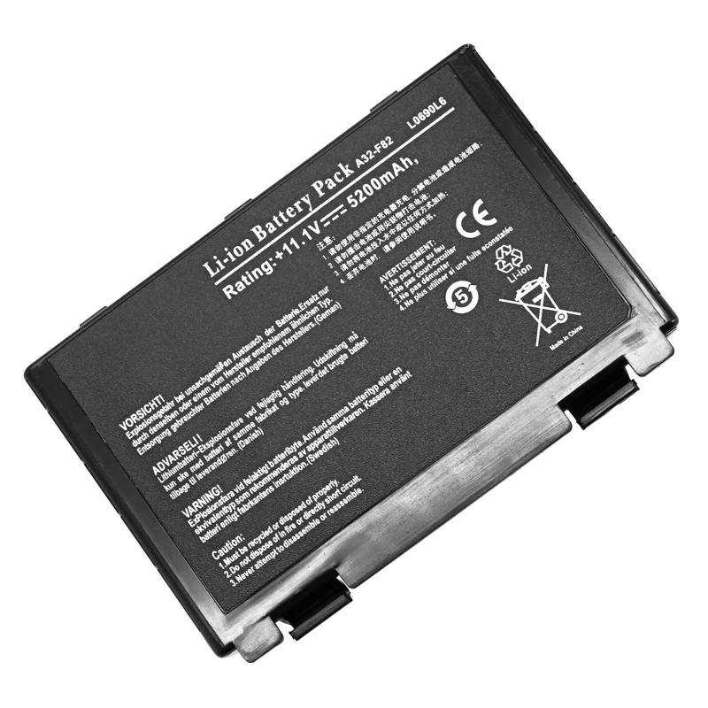 6600 мАч аккумулятор для ноутбука ASUS A32 F82 A32-F52 A32-F82 K40 K40in K50 K50in k50ij K50ab K42j K51 K60 K61 K70 P81 X5A X5E X70 X8A