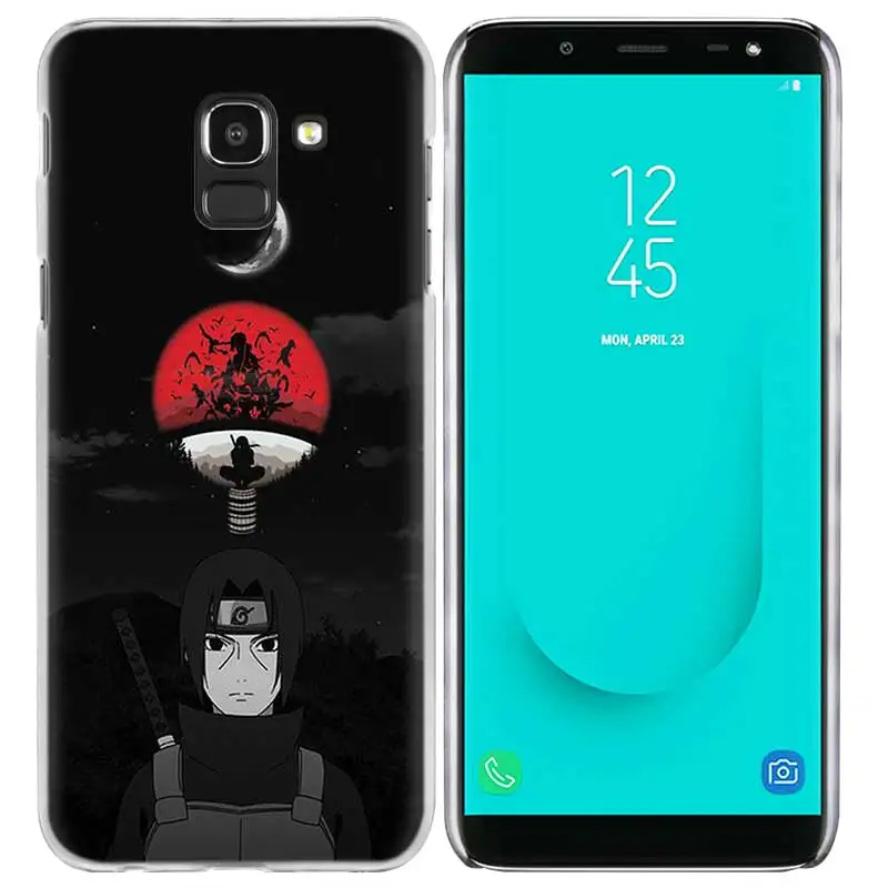 04 Naruto Uchiha Clan Case Cover for Samsung Galaxy A50 A80 A70 A60 A40 A30 A20 A20e A10 A9 A7 A6 Plus Note 8 9 10 Pro - Цвет: 04