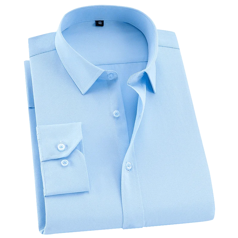Business Men Formal Twill Shirt Long 