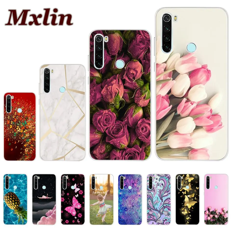 Чехол для Note 8T чехол Xiaomi Redmi модные чехлы с мраморным рисунком животных 8t мягкий