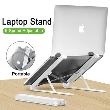 

Portable Laptop Stand Adjustable Support Notebook Holder For Macbook Air Pro Computer Riser Notebook Stand Cooling Bracket