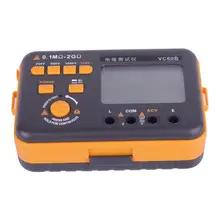 VC60B Цифровой тестер сопротивления изоляции Megohm метр DC250/500/1000 V AC750