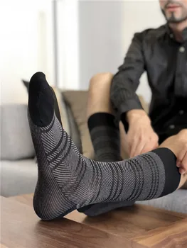 

Men's Socks Male Formal Dress Gentleman In Stockings Men's Business Socks Sexy Men's Dress Socks Breathable Men's Cotton Socks