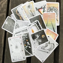 Wild Tarot дикая неизвестная колода карт Таро Rider-Waite Oracle набор Fortune Talking Card