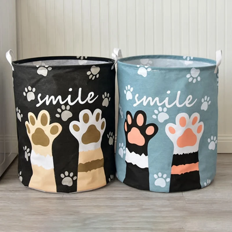 HOT SALE Cartoon Storage Bucket Toy Storage Basket Large Waterproof Clothes Laundry Baskets well-made And Durable cheap