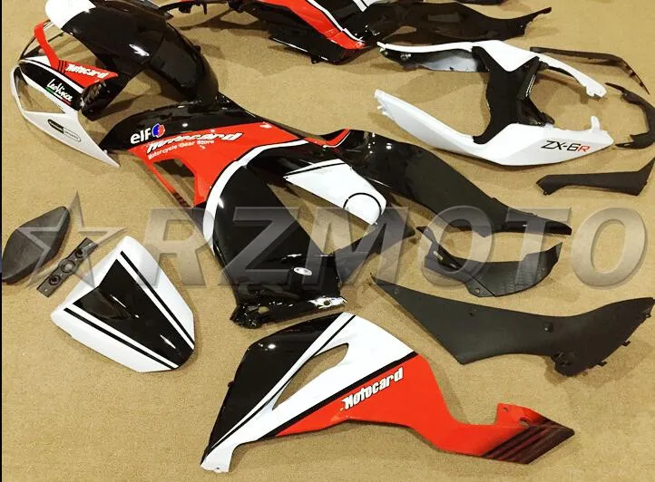3 Подарки ABS Полный комплект обтекателя подходит для Kawasaki ZX6R 2013 Обтекатели ZX-6R ниндзя 636 599 красного и черного цвета, комплект классный