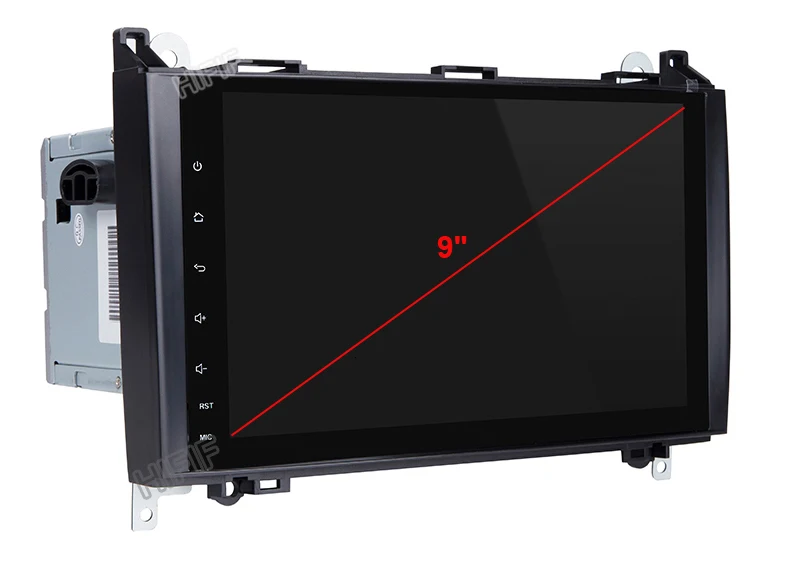 Discount IPS New 9" Android 9.0 Car Stereo Head Unit GPS auto Radio For Mercedes Benz B200 W169 A160 Viano Vito 3G WIFI Touch Screen 13