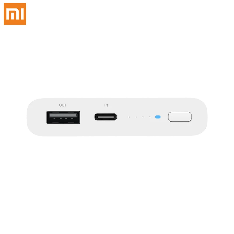 Оригинальный внешний аккумулятор Xiaomi 10000 мАч молодежная версия 10 Вт Выход