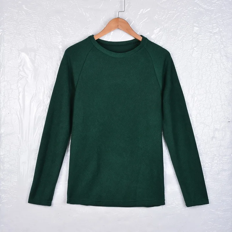 Green Modish Staight, вязаные свитера, мужские, модные, одноцветные, с длинным рукавом, Pull Homme, мужские, повседневные, уличные, тонкие, рождественские пуловеры - Цвет: Green