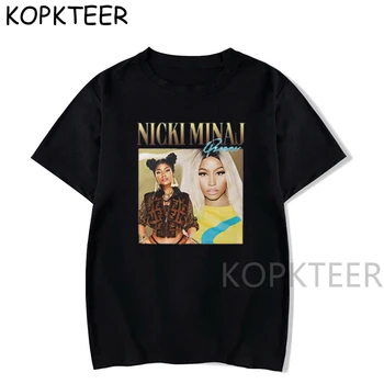 

Nicki Minaj T-Shirt Singers Print Hot New Top T-shirt Funny 100% Cotton 90s Vintage Tshirt New Cool Brand Shirts Women Gift
