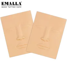 

3/5/10PCS 3D Makeup Face Practice Skin Silicone Eyebrow Eyeline Microblading Permanent Makeup Practice Skins Tattoo Accessories