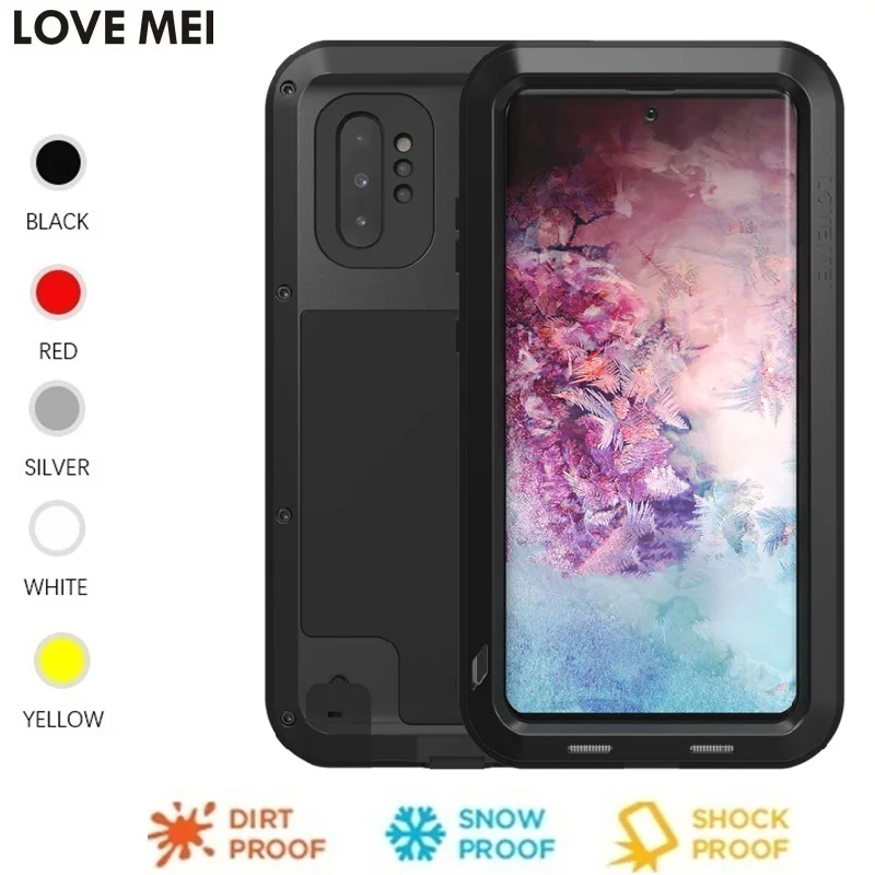 Love Mei Life водонепроницаемый ударопрочный алюминиевый/металлический чехол для Samsung