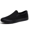 2022 Canvas Shoes Men Loafers Cool Young Man Street Black Shoes Breathable Men Casual Shoes Flat Slip-on Plus Size N023 ► Photo 2/6