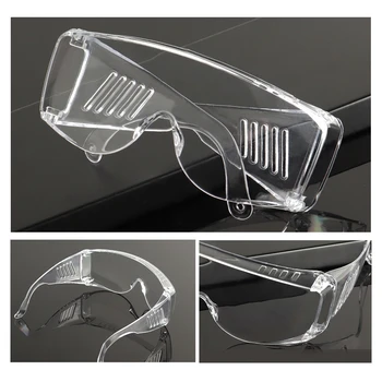 

Face shield full mask Anti-spray Safety Large lens Glasses Goggles Eye For Protection Anti-dust Anti-spit Anti-fog Goggles