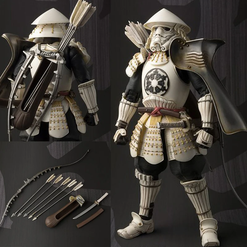 Звездные войны самурайский тайшо Дарт Маул Boba Teppo Ahigaru Yumiashigaru Koutetsu Вейдер Ashigaru Taikoyaku фигурка Дэдпул игрушки - Цвет: B in Retail Box