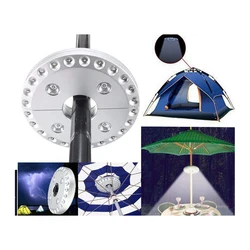 Lampe d'extérieur à 28LED pour tente de Camping, Parasol, lumière d'urgence 