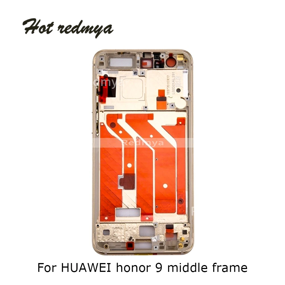 Для huawei Honor 9 средняя рамка пластина+ задний корпус для Honor 9 крышка батареи запасные части с инструментами