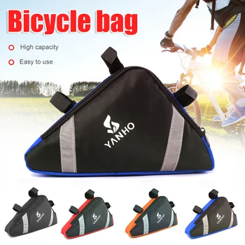 

Bike Bicycle Cycling Bag Front Tube Frame Phone Waterproof Bicycle Bags Triangle Pouch Frame Holder Bycicle Accessories
