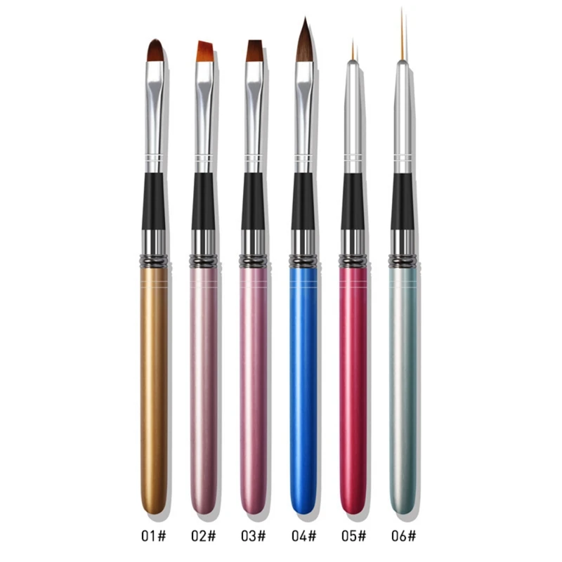 Nail Art Pen Stainless Steel Drawing Dotting Decor Durable Painted Pen Nail Art Tool For Salon