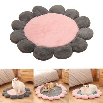 

Pet Mat Flower Shape Soft Plush Bed for Dog Cat Cushion Comfortable Dogs Cats Mats Pets Blanket Pet Product