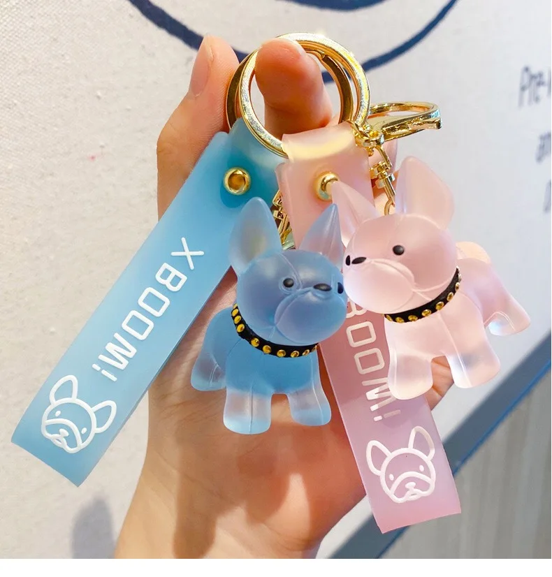 LV French Bulldog Keychain / Bag Charm