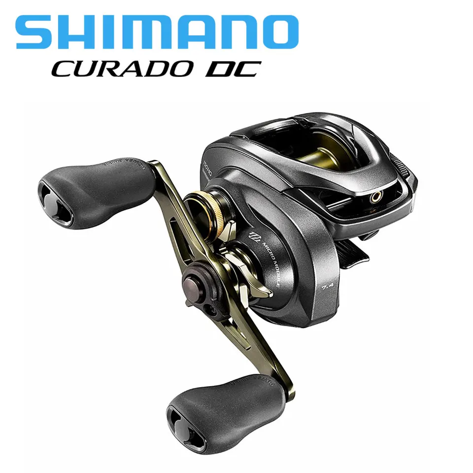 

2019 New CURADO DC Fishing Reel Baitcaster 6.2:1/7.4:1/8.5:1 6+1BB Power I-DC4 System Strength Body Smooth Light Baitcasting