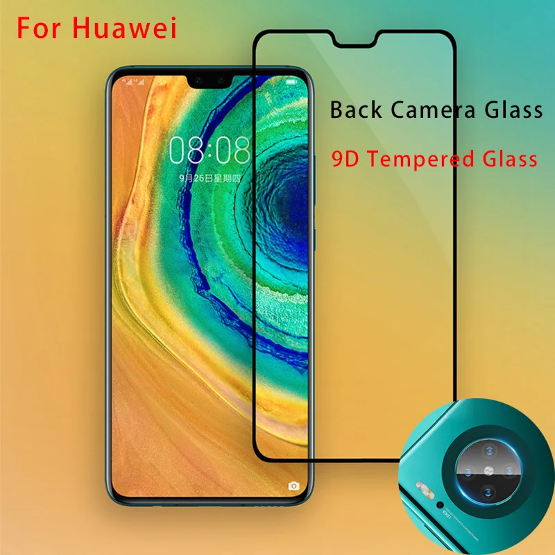 Закаленное стекло для камеры huawei Y9 Prime 9D защита экрана телефона Y7 Pro Защитное