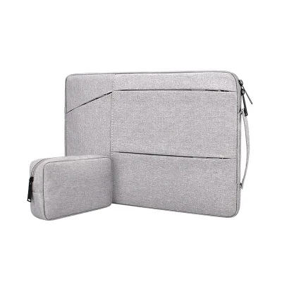 Gray sets Чехол с рукавом, сумка, сумка 14 15,6 дюймов для Macbook air 13 pro 11 12 15, сумка для ноутбука Xiaomi Asus lenovo, портативный чехол для ноутбука - Цвет: Gray sets