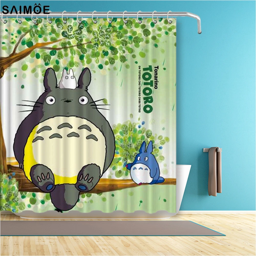 となりのトトロシャワーカーテン漫画かわいいトトロリビングに緑の木浴室カーテン シャワーカーテン Aliexpress となりのトトロシャワーカーテン漫画かわいいトトロリビングに緑の木浴室カーテン シャワーカーテン Aliexpress