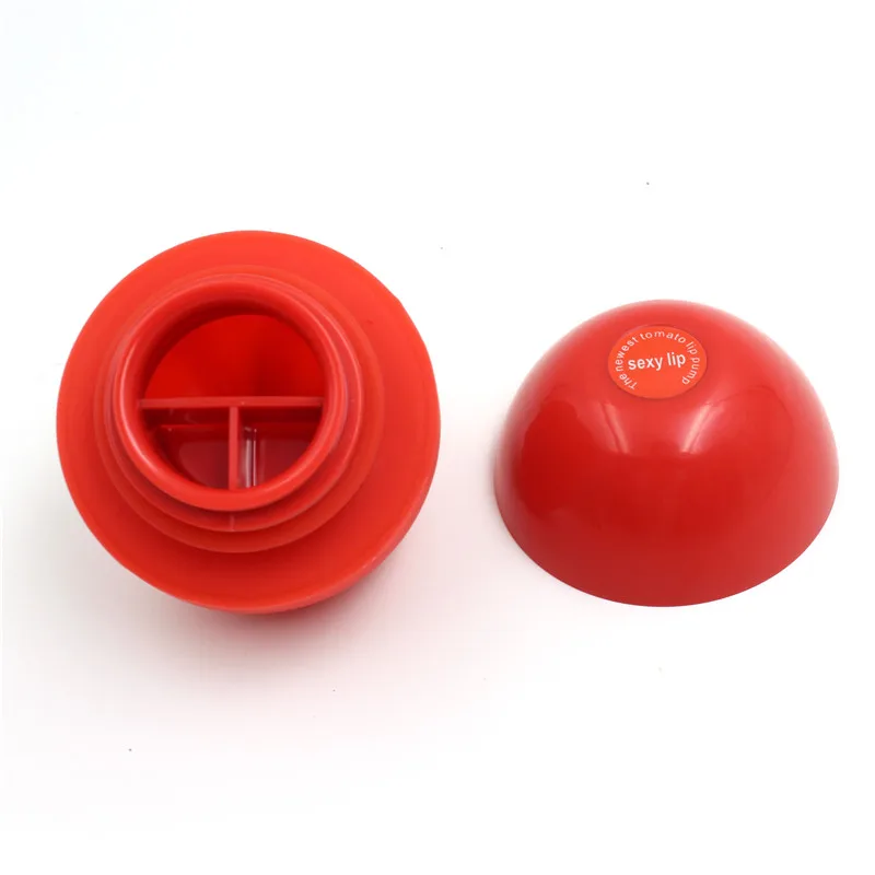 Tomato lip pump B Силиконовое устройство для увеличения губ, автоматическое устройство для увеличения губ, электрическое устройство для увеличения губ, инструмент для красоты, более густые губы для женщин - Цвет: Tomato lip pump B
