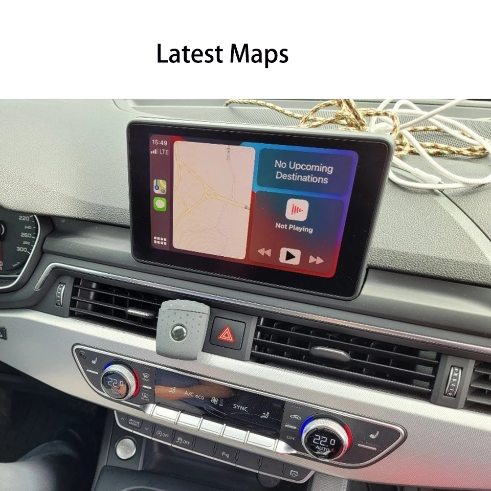 ڵ  Apple CarPlay ȵ̵ Auto Activator for AUDI A4 B9 2016 Q7 2017 Ʈ ũ App  Youtube Mirror Phone Screen