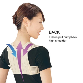 

2019 New Upgrade Adjustable Back Posture Corrector Male / Female Correction Belt Waist Support Posture Correction Support Belt