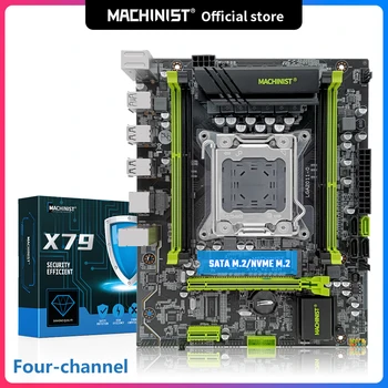 Machinist-placa base X79 LGA 2011, CPU compatible con DDR3 REG ECC RAM, procesador Intel Xeon E5 v1 y v2, cuatro canales, placa base X79 V2.82H