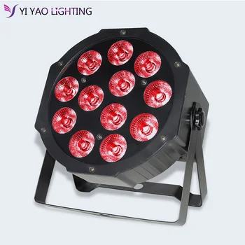 

RGBW LED Par Lights 12W x 12LED DMX 4-in-1 Par Can Stage Lighting Super Bright for Wedding DJ Event Party Show