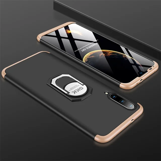 9 цветных чехлов для Xiaomi Mi cc9e, роскошный защитный чехол для Xiaomi Mi CC9 e - Цвет: Gold black