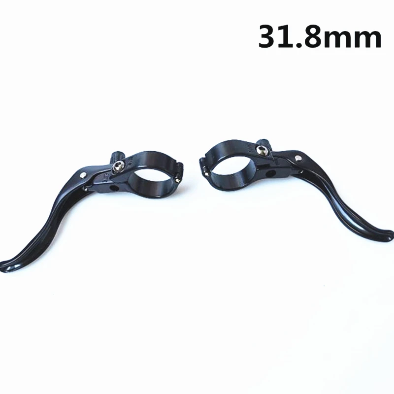 31.8mm black 1 пара, тормоз для дорожного велосипеда, рычаг 22,2/31,8 мм, велосипедные ручки, части V, тормоз, дорожный, складной, велосипедный тормоз, рычаг, левый и правый - Цвет: 31.8mm black