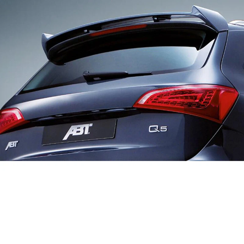 Для спойлера на крышу audi Q5 2009-2013 углеродное волокно задний спойлер высокое качество заднее крыло Q5 ABT заднее стекло задние аксессуары-плавники