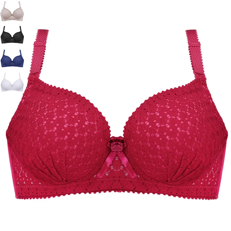 Women Bra Sexy Lace Push Up Bra B C Seamless Intimates Wireless Bras