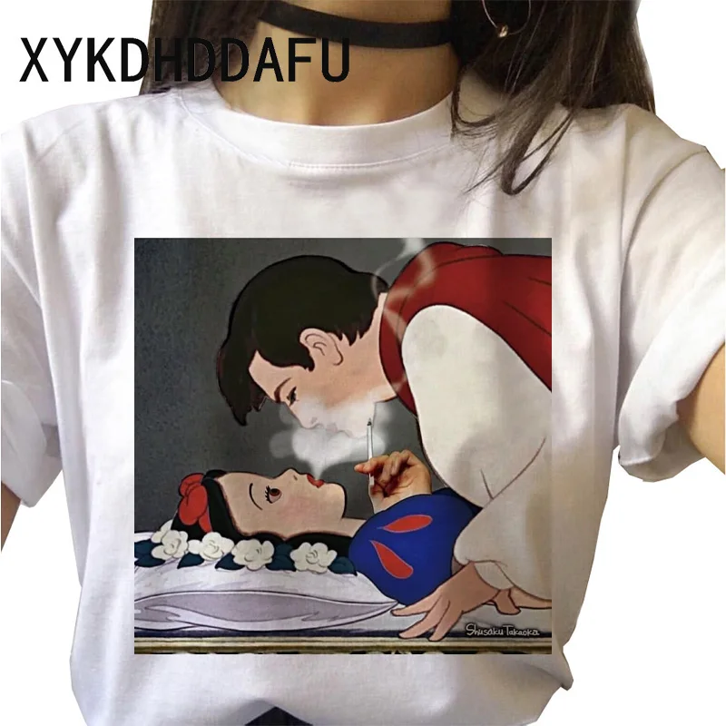 Vogue Princess T Shirt Women 90s Harajuku Funny Cute Tshirt Cartonn Ulzzang Vintage T-shirt Female Fashion Top Tees Clothes