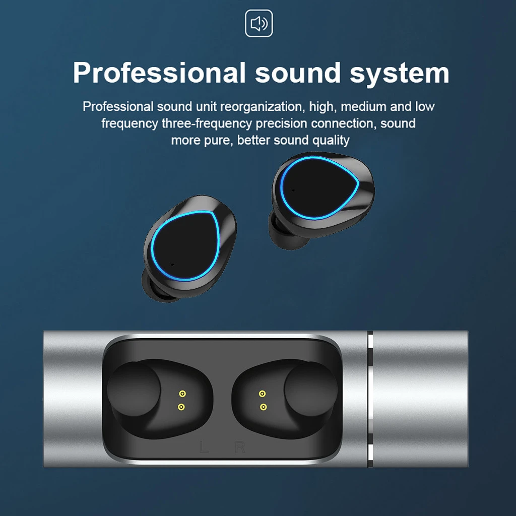 K01 TWS, беспроводные Bluetooth стерео наушники, беспроводные мини наушники Bluetooth 5,0, спортивные портативные зарядные устройства 1024# D