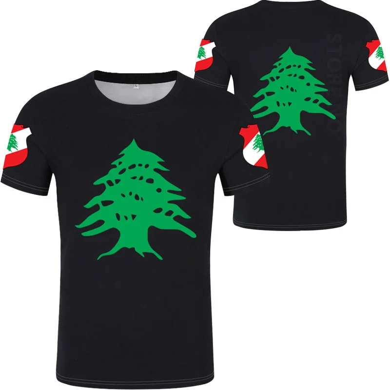 LEBANON T Shirt Diy Free Custom Name Number Lbn T-shirt Photo Clothes Print Tshirts Logo Respirant 3D 4XL 5XL Big Size 6XL Short