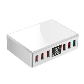 

QC 3.0 Fast Quick Charger USB 6 Ports Hub Power Adapter Wall Charger EM88