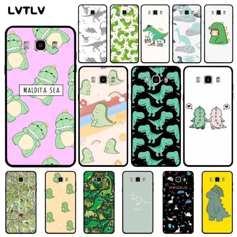 Милый чехол для телефона LVTLV с изображением детского динозавра Samsung J6 J7 J2 J5 prime J4 J8